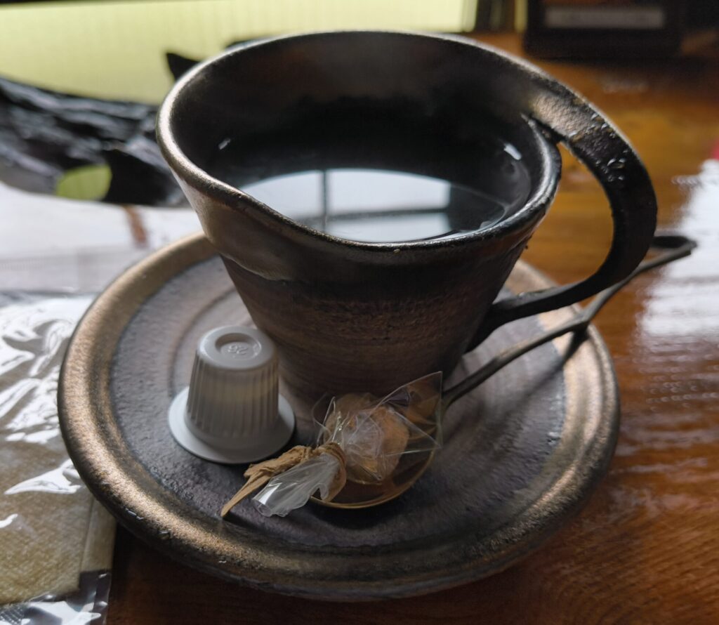 cafeひめゆりのおしゃれなコーヒーカップ