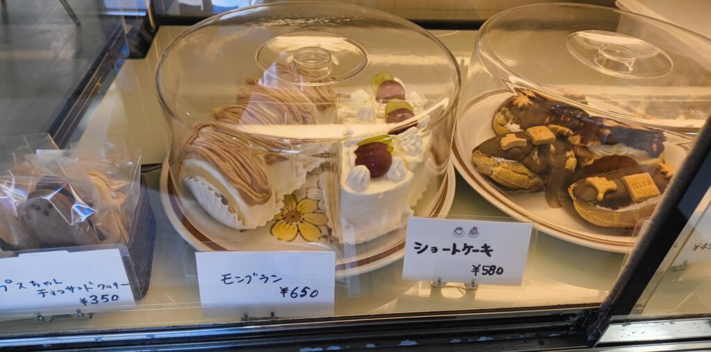 ケーキ喫茶niwaのケーキ