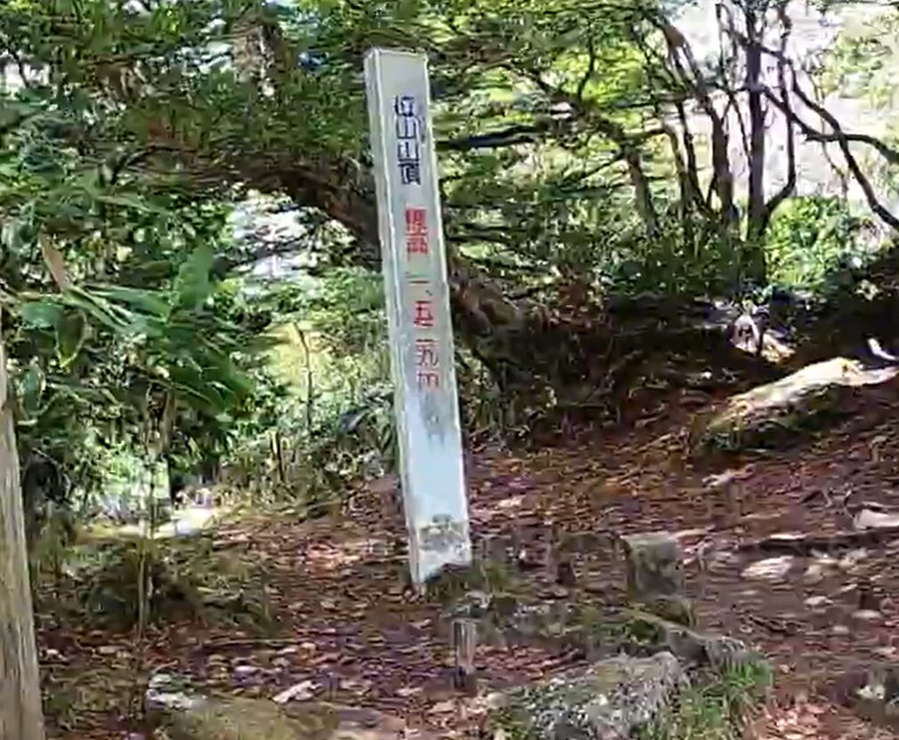山頂標識