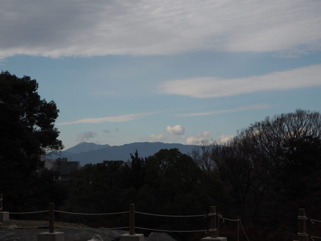 山頂から見る景色