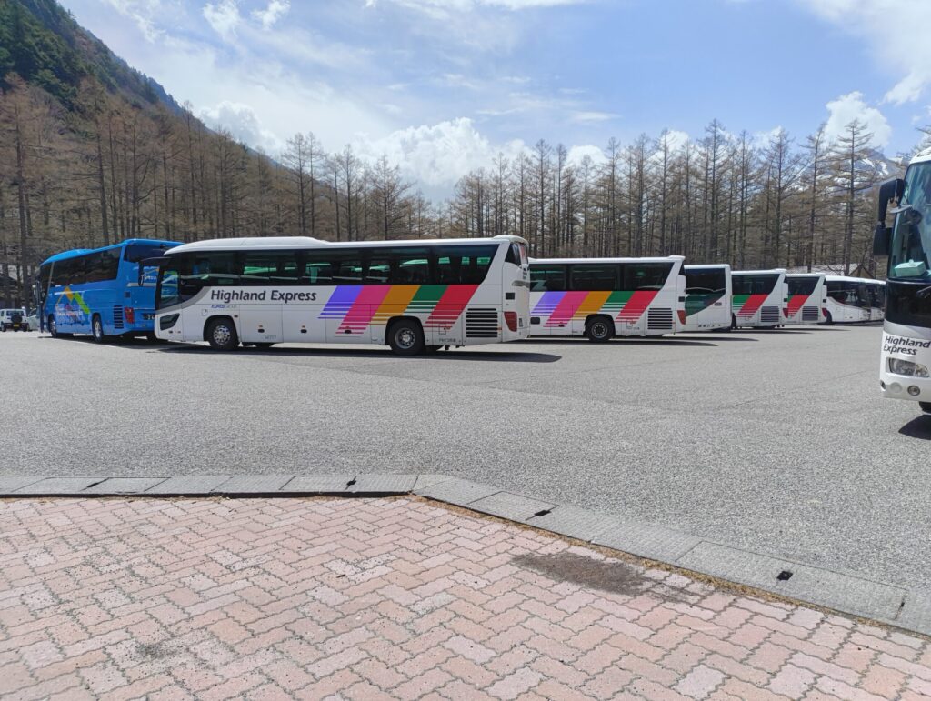 バスターミナルの様子