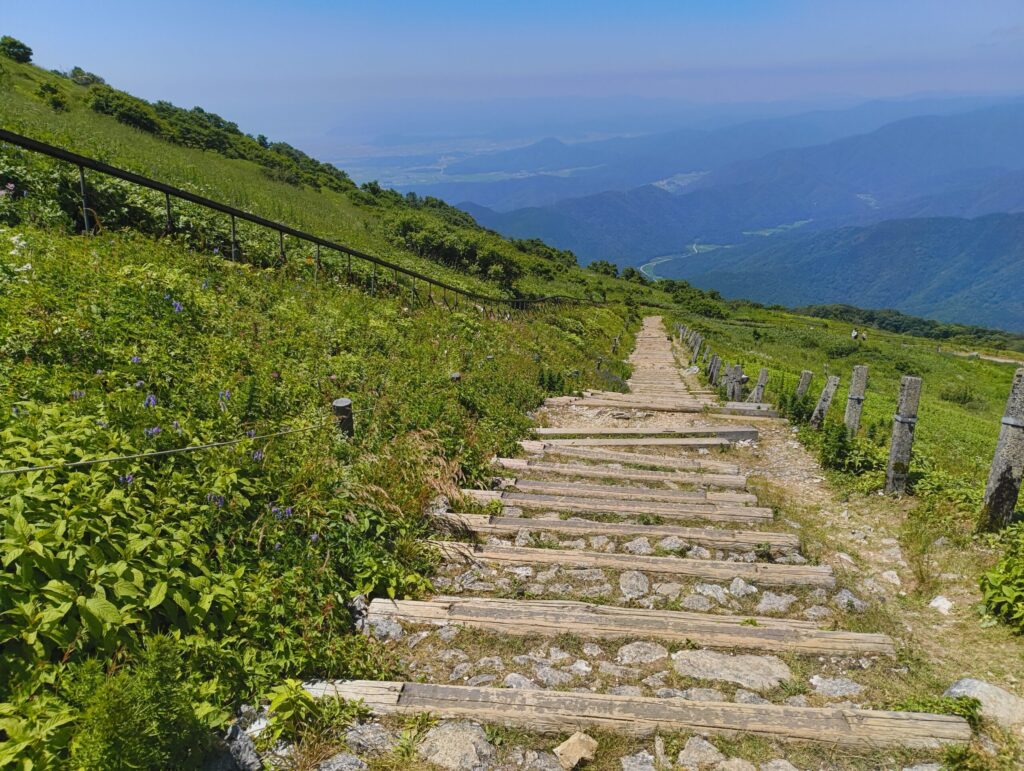中登山道の写真