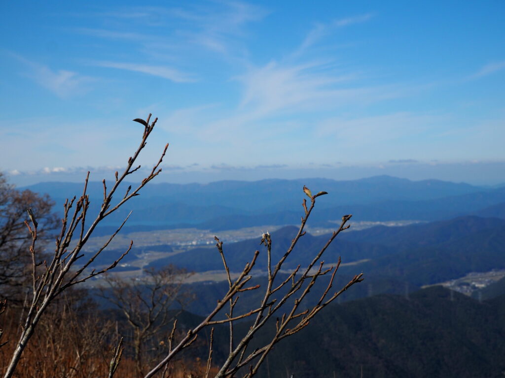 登山道からの景色
